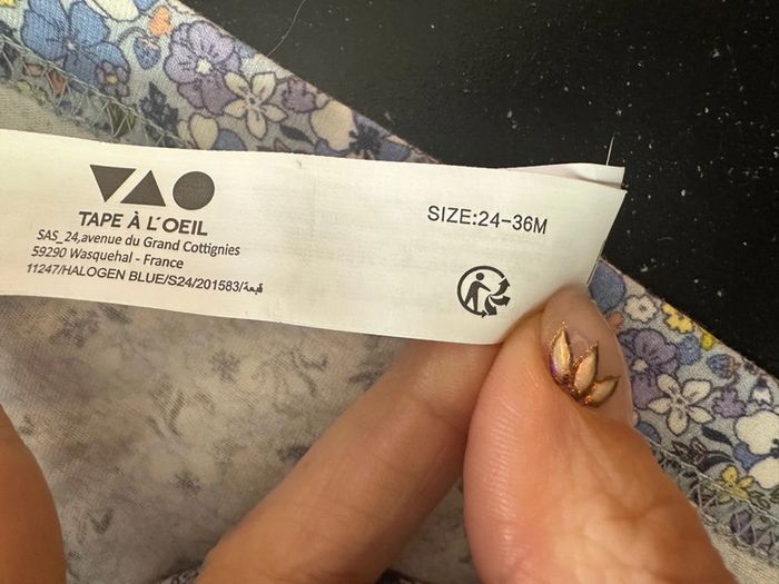 Bonnet turban 24/36 mois TAO - photo numéro 2