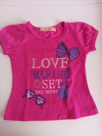 T-shirt fille 2 ans