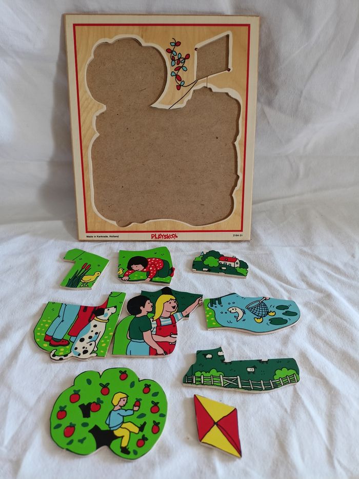Puzzle bois playskool - photo numéro 2