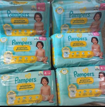 Six pack de couches Pampers taille 4 preuim 
