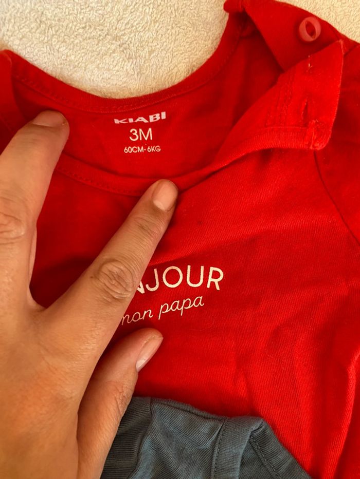 Lot x2 tee shirt manches longues - photo numéro 4