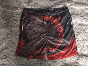 Short Corbeau Viking Noir/Rouge - Taille XL