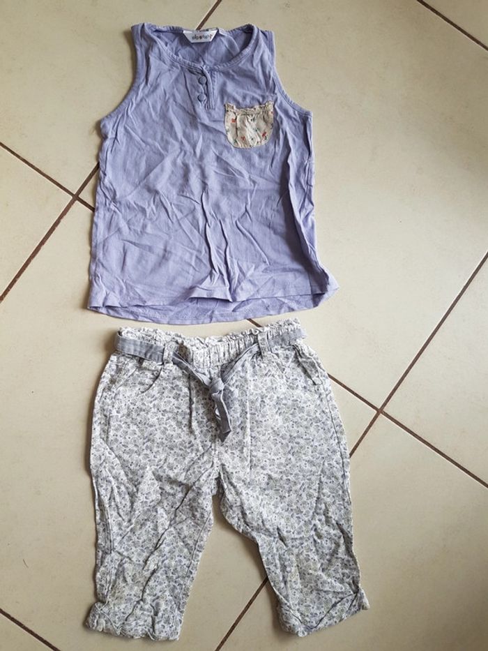 Tenue été fille taille 4 ans