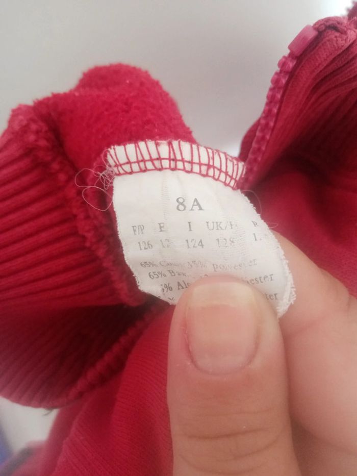 Gilet rouge T 8 ans - photo numéro 7