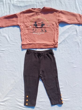 Ensemble Minnie taille 18 mois