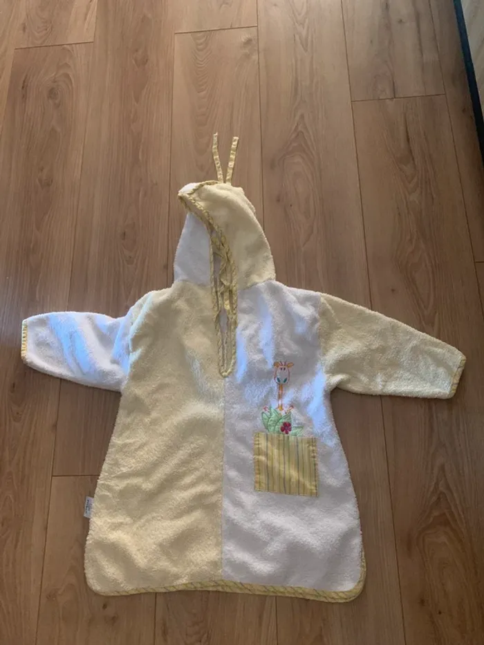 Peignoir jaune éponge