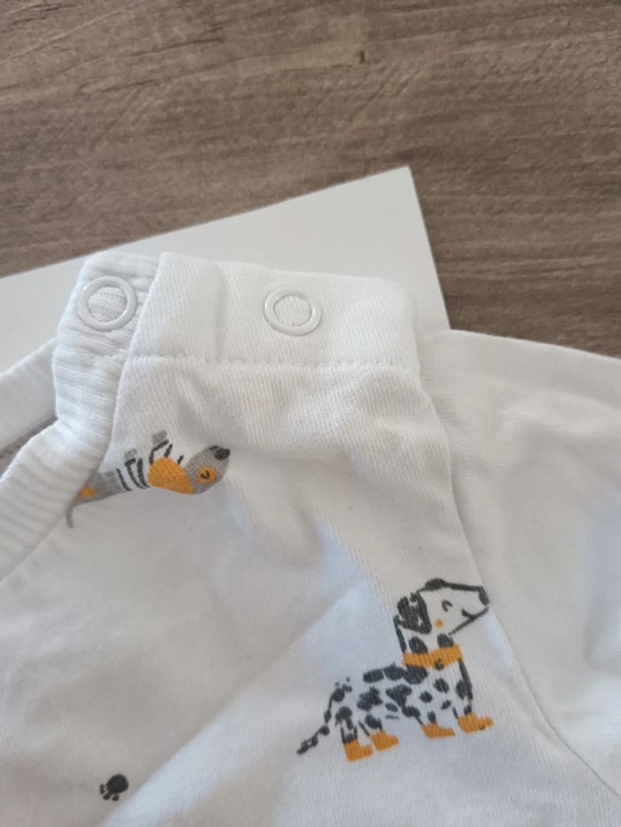 🌞 t-shirt manches longues taille 6 mois tex - photo numéro 5