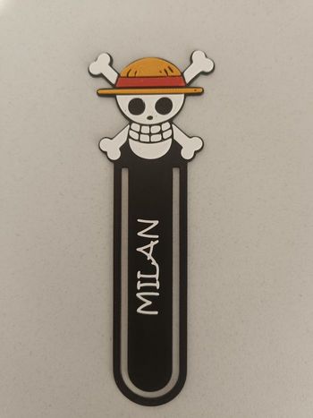 Marque-Page One Piece  Prénom Personnalisé 