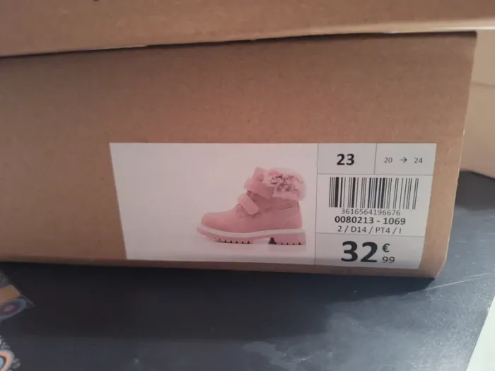 Chaussures trappeur roses - photo numéro 5