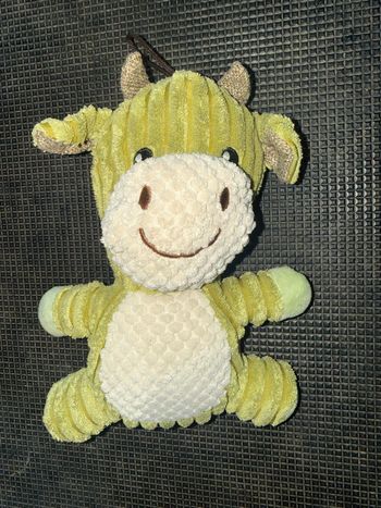Peluche vache pour chien