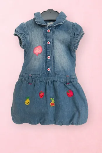 Robe en jean 4 saisons Orchestra Baby Girl – 18 mois
