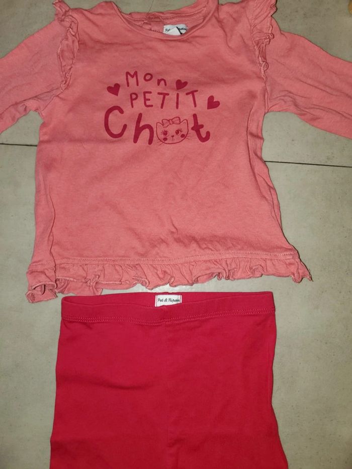 Ensemble t shirt & legging - photo numéro 2