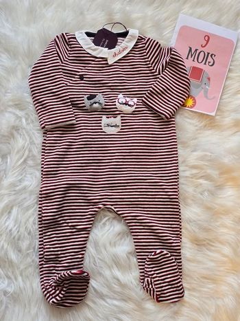 NEUF (non porté)🏷🤩😍🤎 superbe pyjama doux et chaud 9 mois garçon 🤩🤎😍