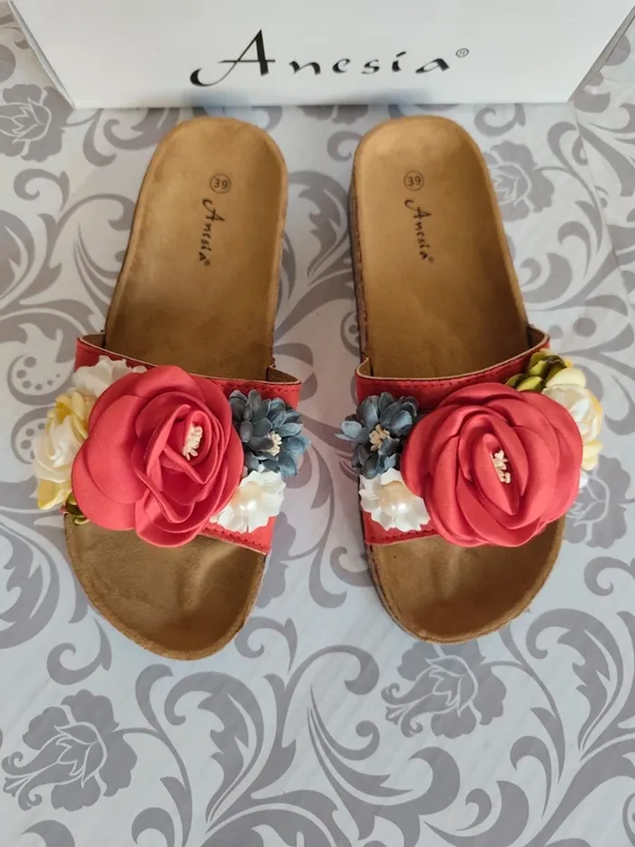 Mules fleurs P 39 Anesia - photo numéro 4