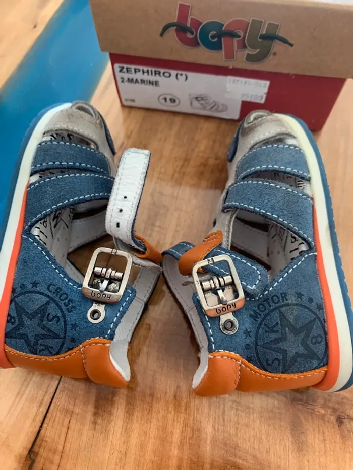 Sandales premiers pas Bopy taille 19 - photo numéro 7