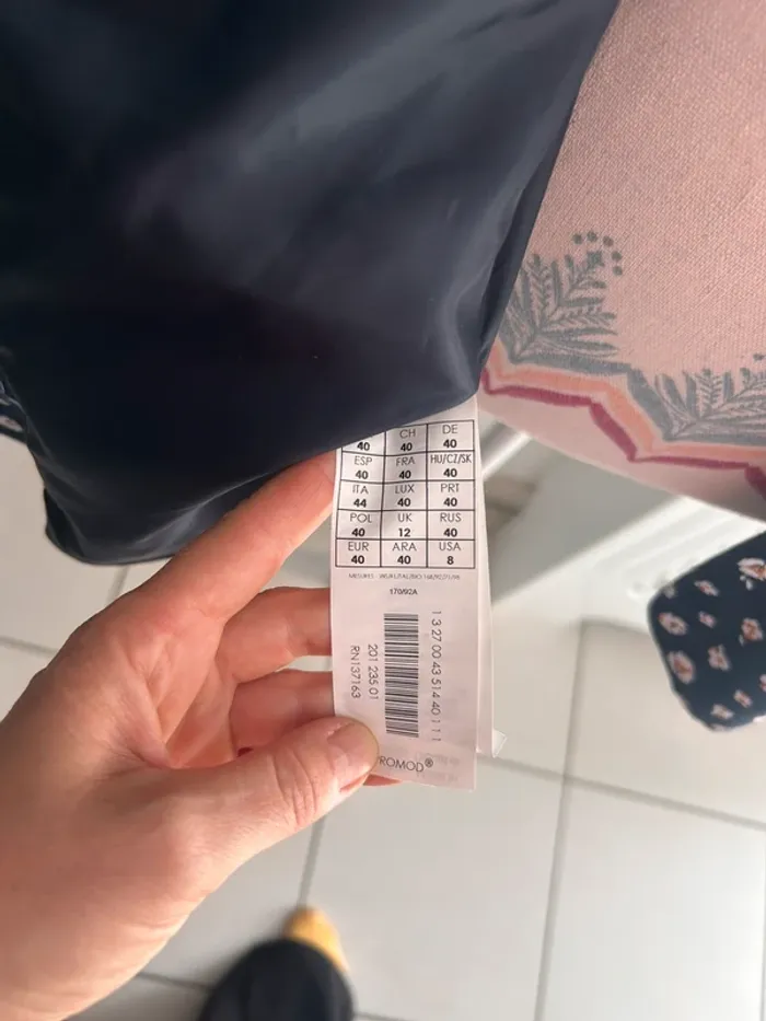 Veste blazer fleurie promod 40 - photo numéro 2