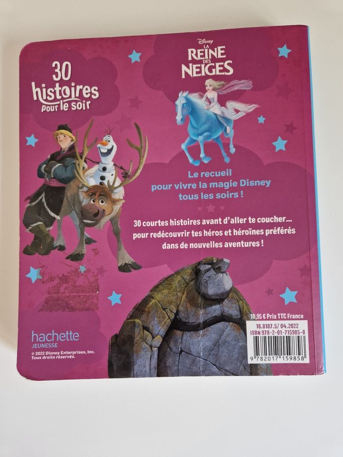 Livre 30 histoires pour le soir La reine des neiges - photo numéro 3