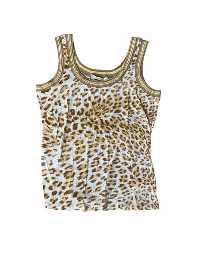 Débardeur motif léopard Roberto Cavalli neuf taille 48 IT (44 FR)
