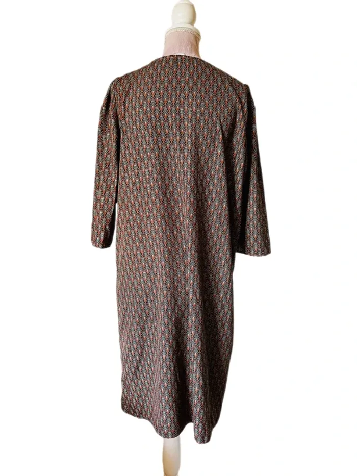 🧡🍂Robe tunique vintage bohème dorée M/38 Boho chic oriental vibes tunic dress🍂🧡 - photo numéro 10