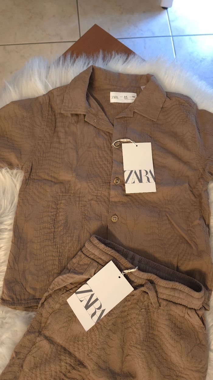 Neufs (non portés) 🏷🥰😍superbe ensemble chemise et short 4 ans garçon 😍🥰 - photo numéro 3