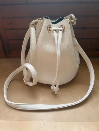 Sac à main seau blanc 