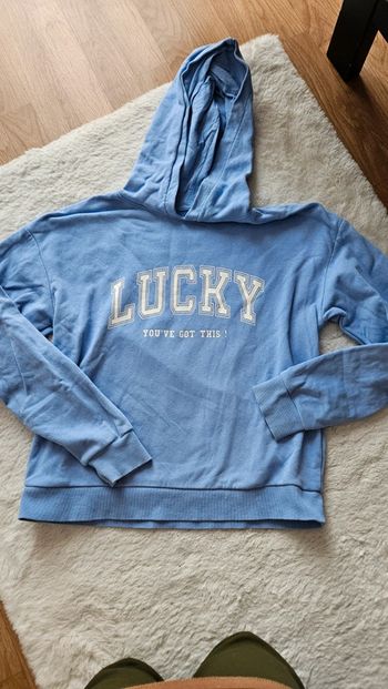 Hoodie bleu clair