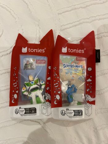 LOT TONIES BUZZ L’ÉCLAIR + SCHTROUMPFS