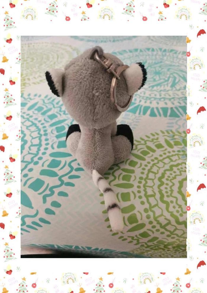 Porte clef raton laveur ty - photo numéro 2