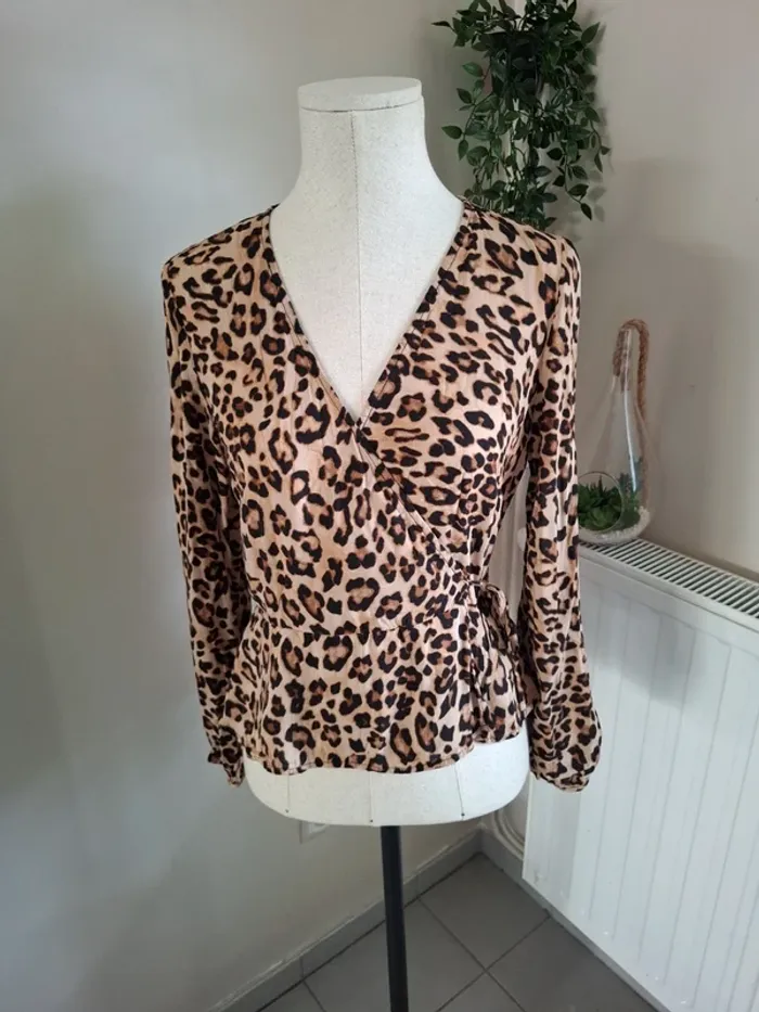 Blouse cache cœur h&m