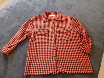 Veste/chemise pied-de-poule T38