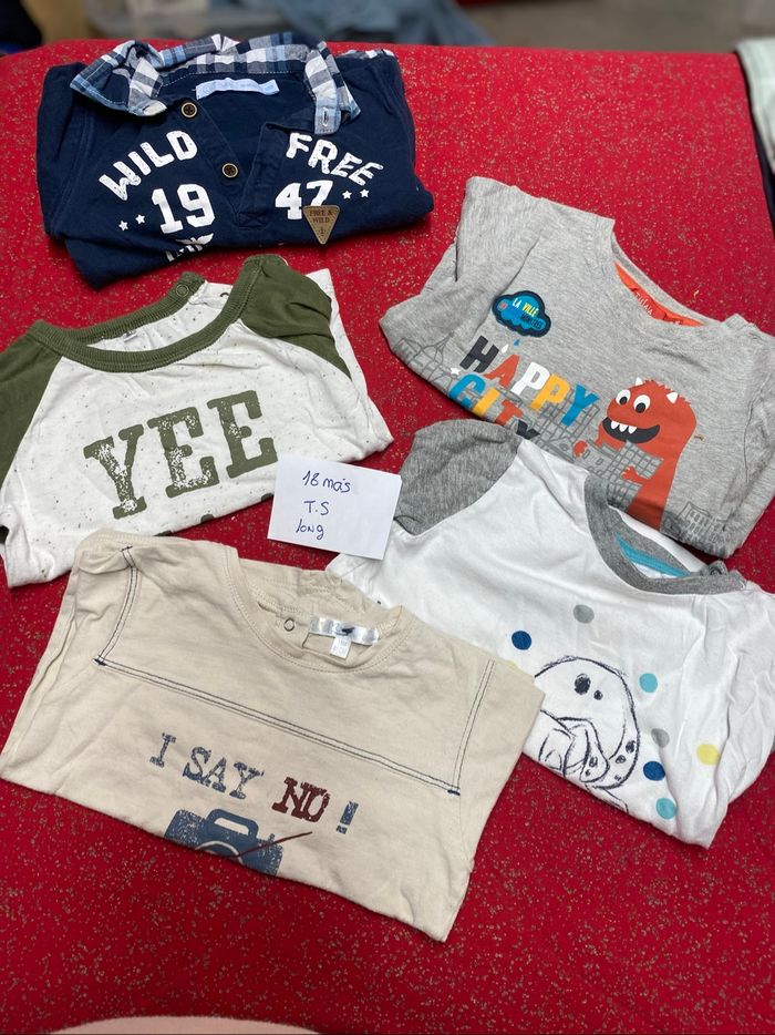 T-shirt 18 mois manches longues - photo numéro 2