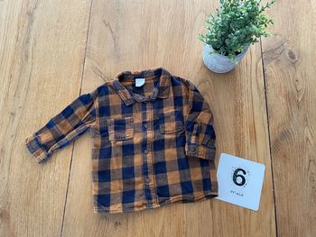 Chemise à carreaux 6mois h&m