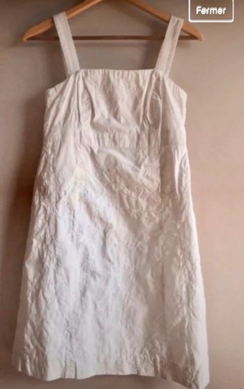 Robe bustier brodée