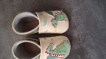 Chaussons cuir