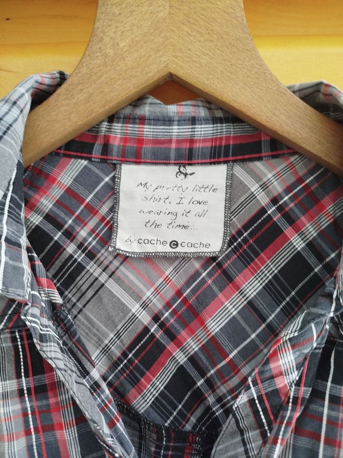 Chemise à carreaux taille M cache cache - photo numéro 3