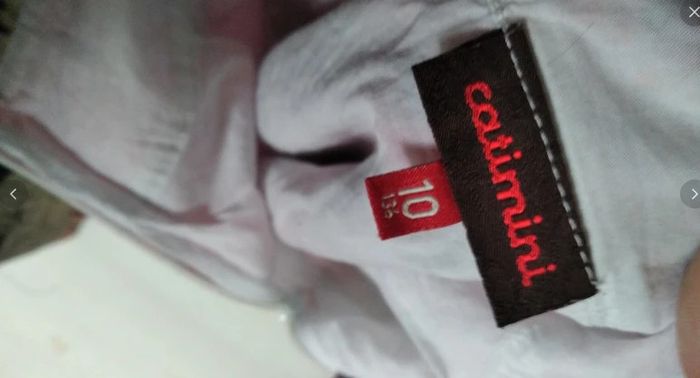 ensemble débardeur + jupe catimini 10 ans - photo numéro 4