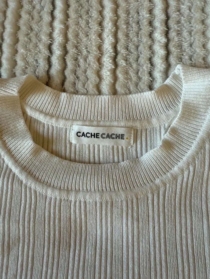 Pull chaussette blanc / Taille M - photo numéro 4