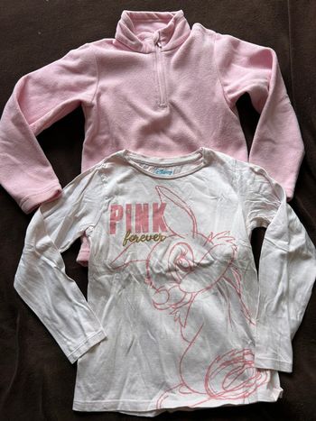 Lot polaire et t-shirt 6 ans