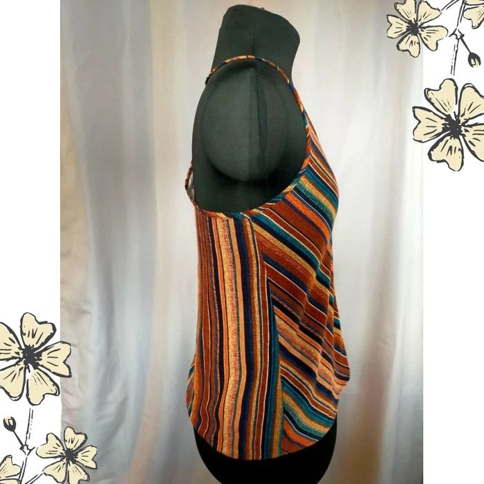 Débardeur à rayures multicolores – Shein – T. S (36 EU) - photo numéro 2
