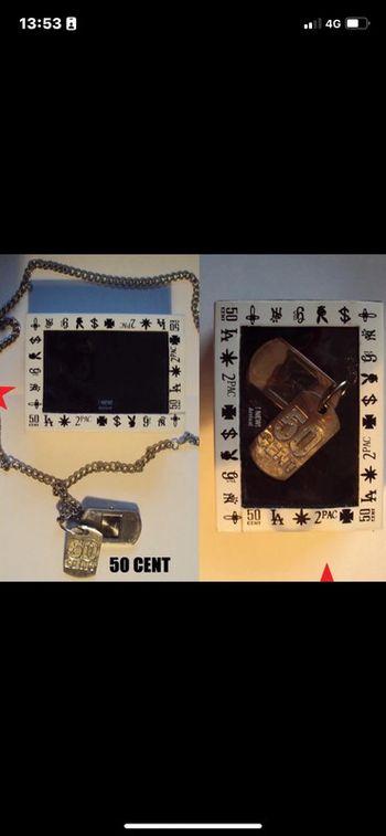 Collier  /montre 50 cents