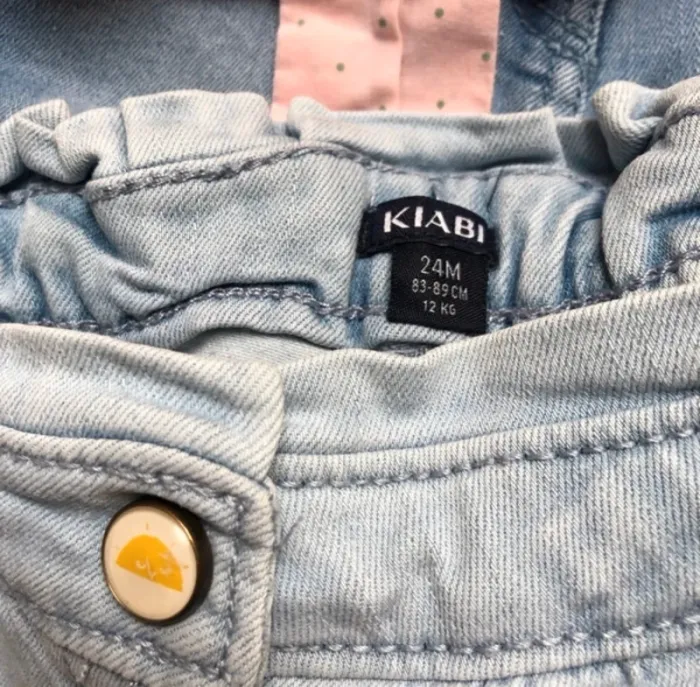 Lot 6 short jeans coton cycliste Kiabi H&M Tape à l’œil 24 mois 2 ans 86 cm - photo numéro 6