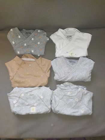 Bodies manches longues 1 mois