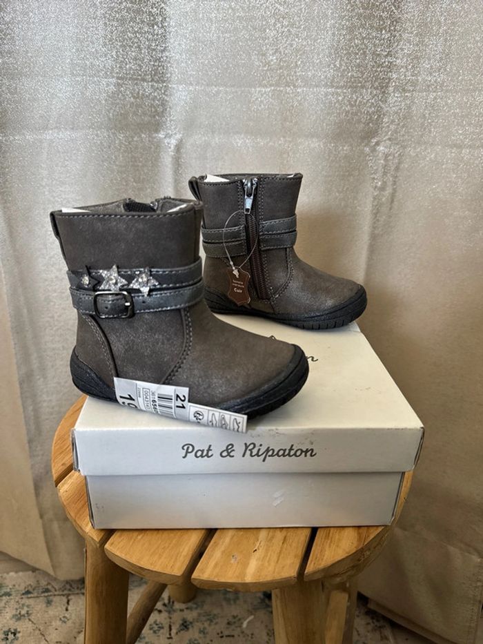 Bottines fille Pat & Ripaton neuves avec étiquette - Pointure 21