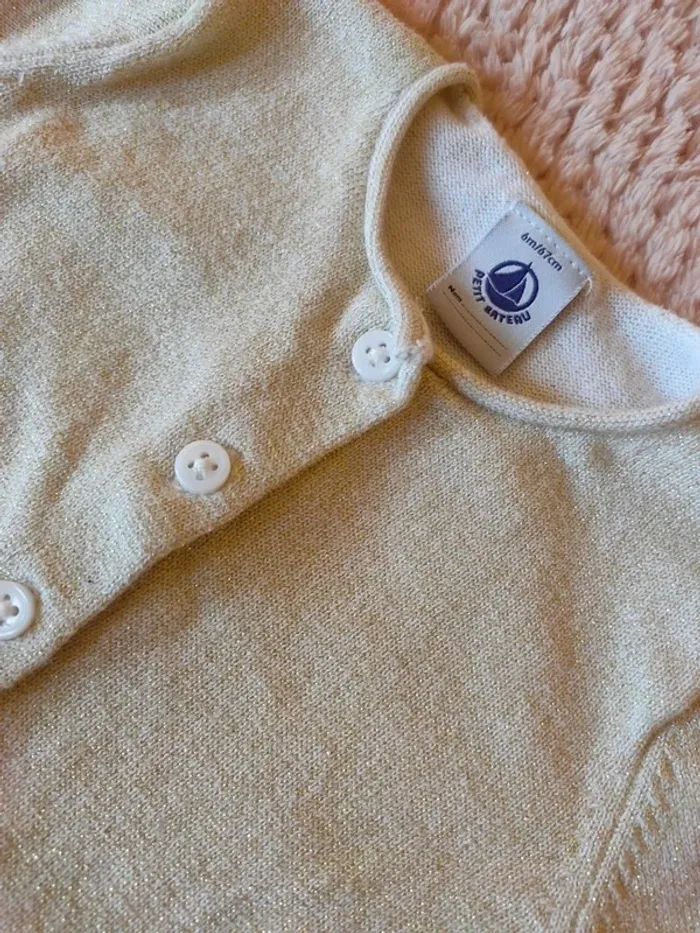 Gilet Petit Bateau 6 mois - photo numéro 2