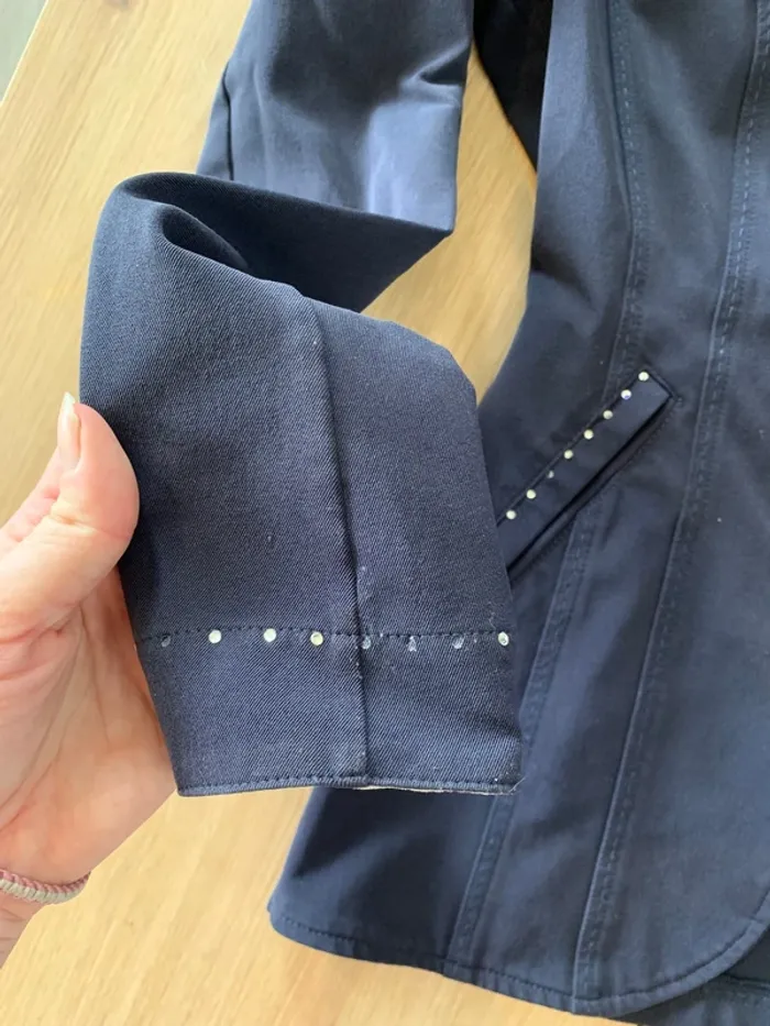 Veste  de  concours  Animo  bleu marine  taille  34  –  Très  bon état - photo numéro 6