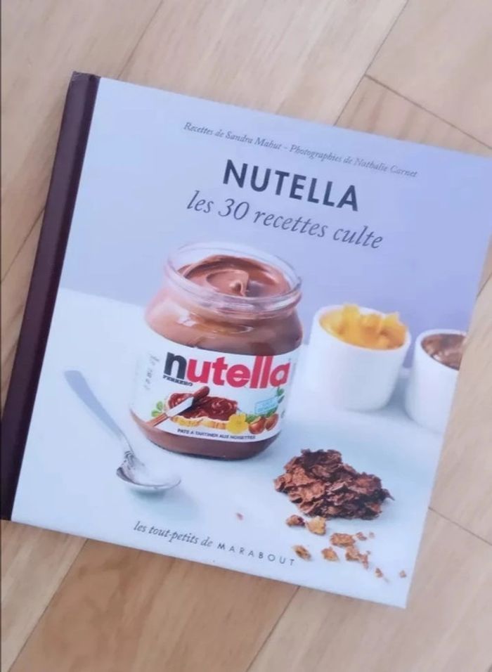 Livre recettes à base de Nutella