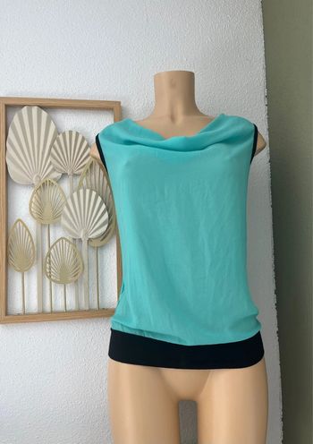Débardeur turquoise taille S