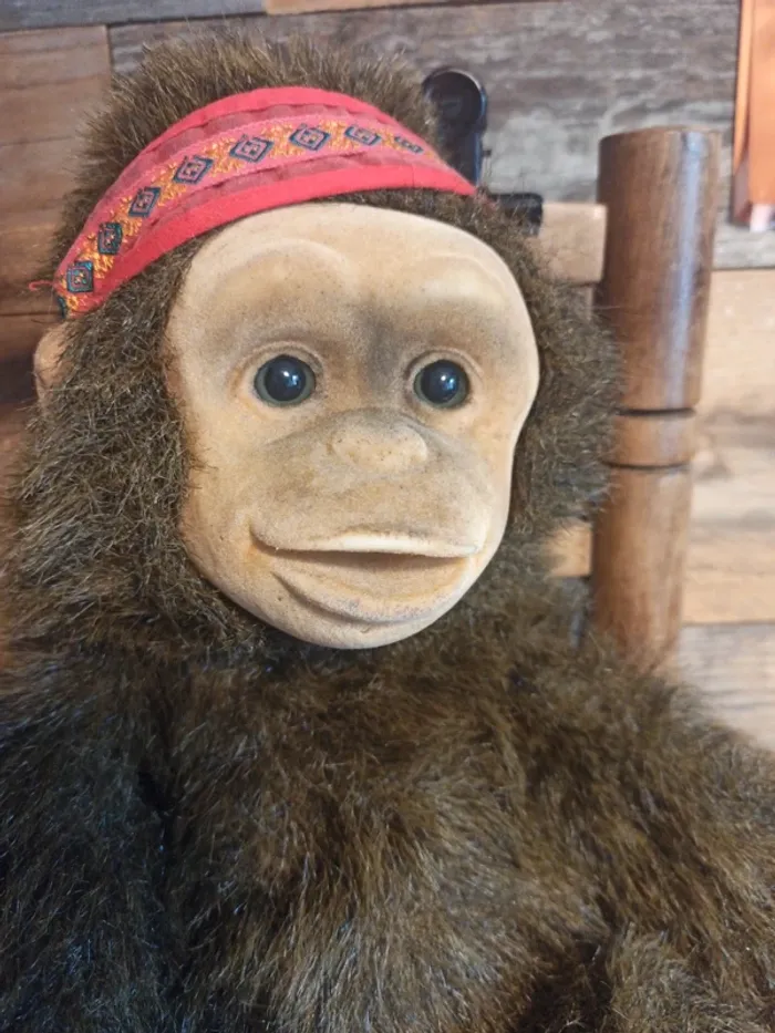 Peluche marionnette singe Hosung vintage tbe - photo numéro 4