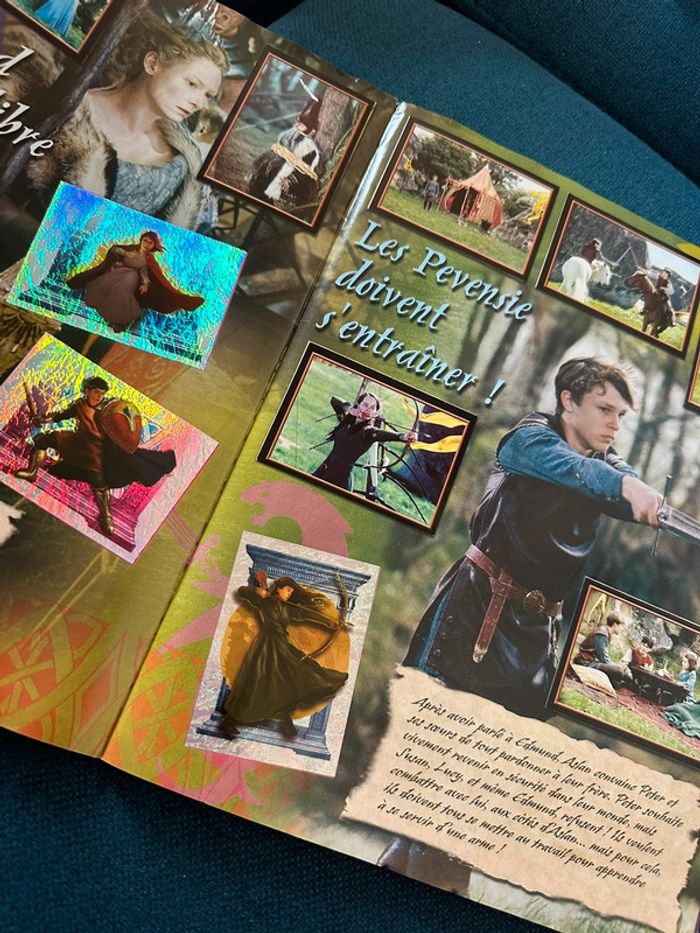Album livre Panini complet Le Monde de Narnia Chapitre 1 + poster stickers autocollants - photo numéro 5