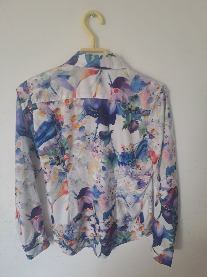 Chemise floral multicolore Hanxiner Taille L - photo numéro 9